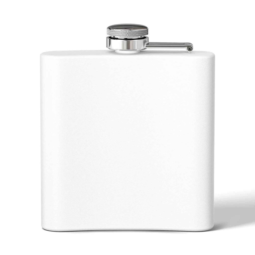 Fuck Off I'm Fishing Flask 6oz - Snarky Trout Fishing Flask - Funny Angler Gift