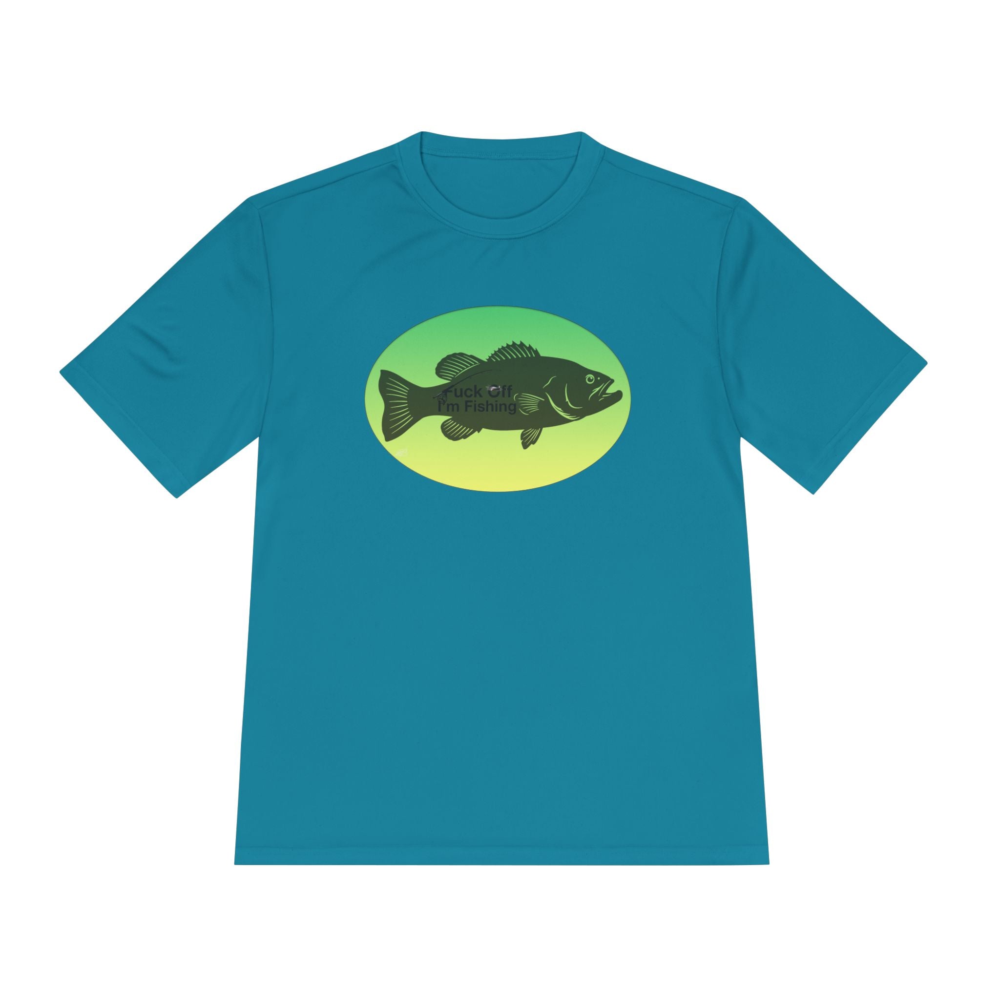 Funny Bass Fishing Shirt – “Fuck Off I’m Fishing” Unisex Moisture Wicking Tee