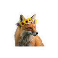 Flower Crown Fox Kiss-Cut Vinyl Decal