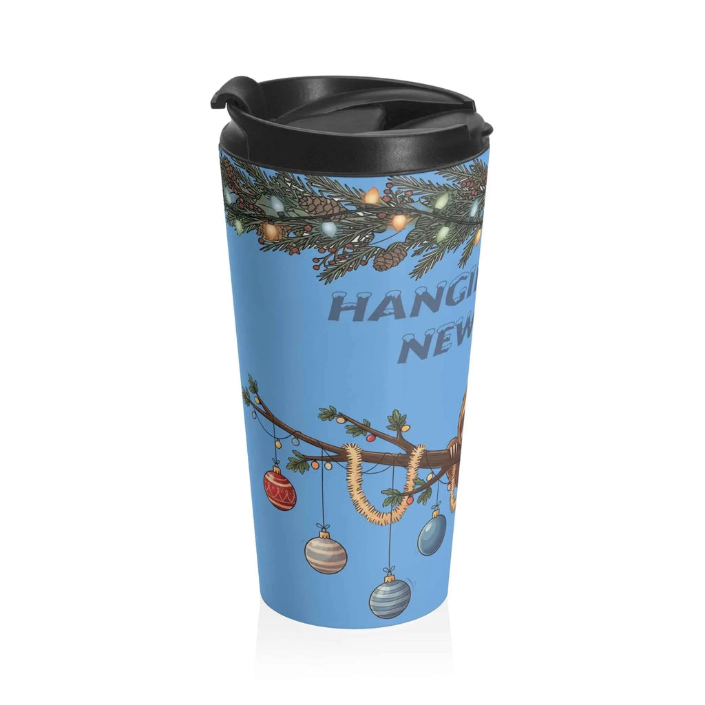 Hanging On 'Til New Year's Sloth Tumbler – Because January 1st is Basically a Myth - 2SB Snark Shop