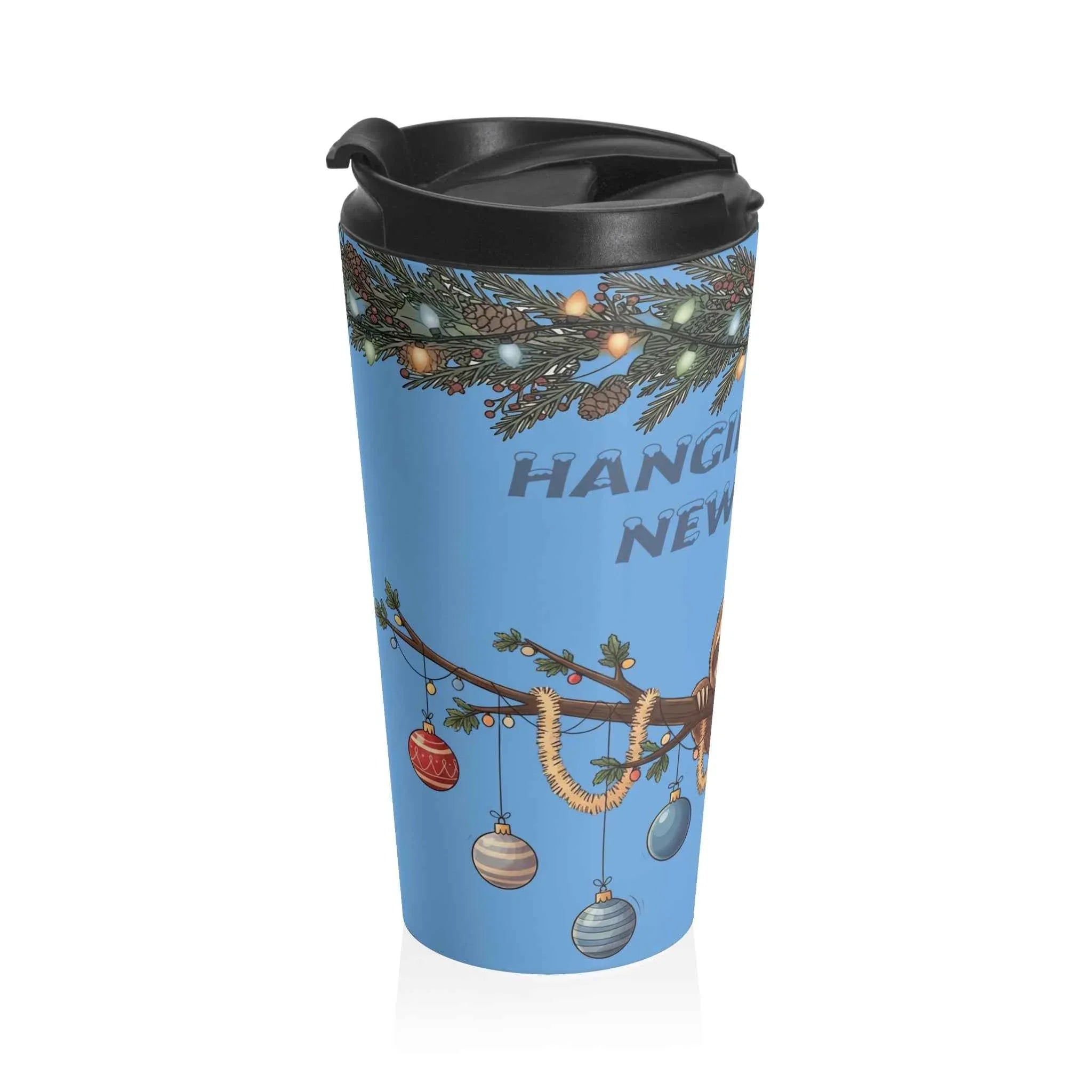 Hanging On 'Til New Year's Sloth Tumbler – Because January 1st is Basically a Myth - 2SB Snark Shop