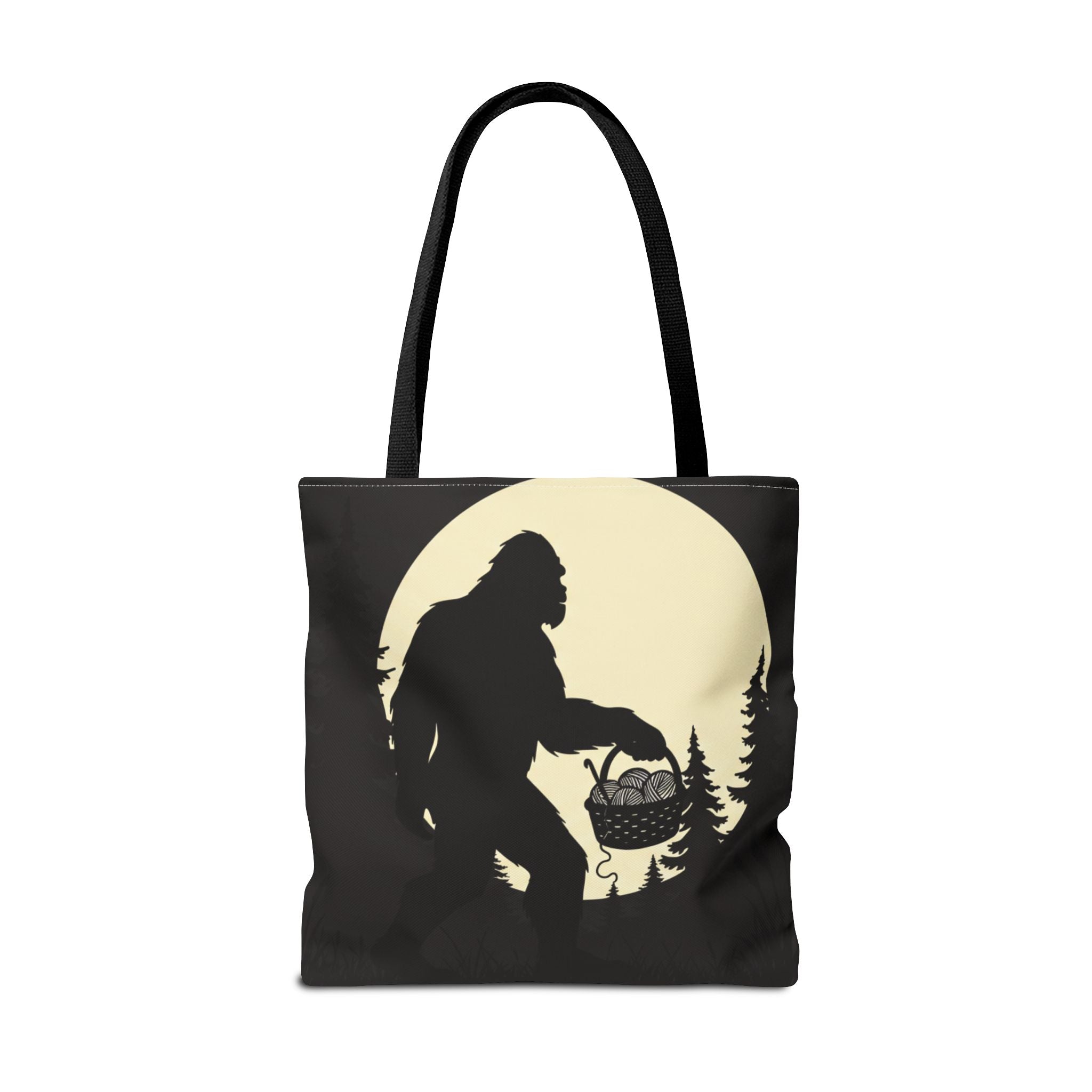 I Believe...in another skein of yarn. Bigfoot crochet Tote bag- Funny gift for friends, family, crocheters, knitters, fiber enthusiasts and anyone who Believes.