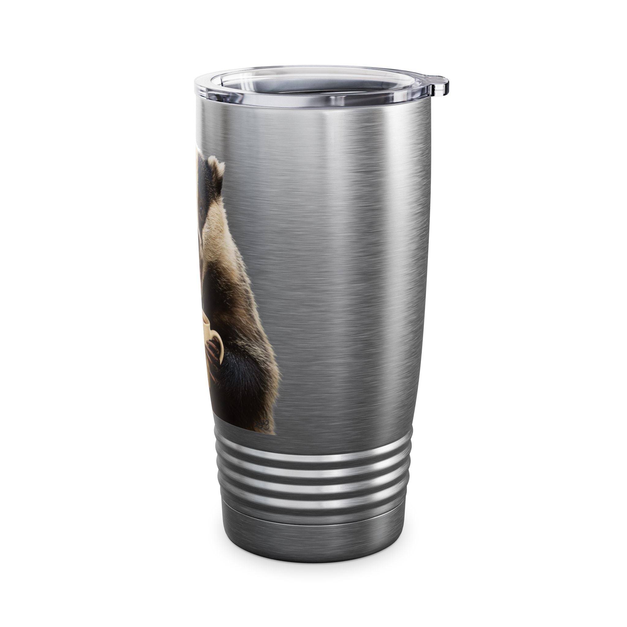 Angry Badger “Go Away” 20oz Tumbler – Caffeine First, People Never  Funny gift for Coworkers, friends, and loved ones.