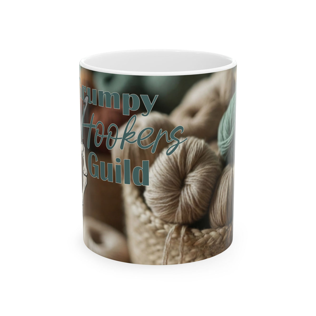 Grumpy Hookers Guild Mug - Snarky Crocheter Mug - Funny Crochet Gift (11oz, 15oz)