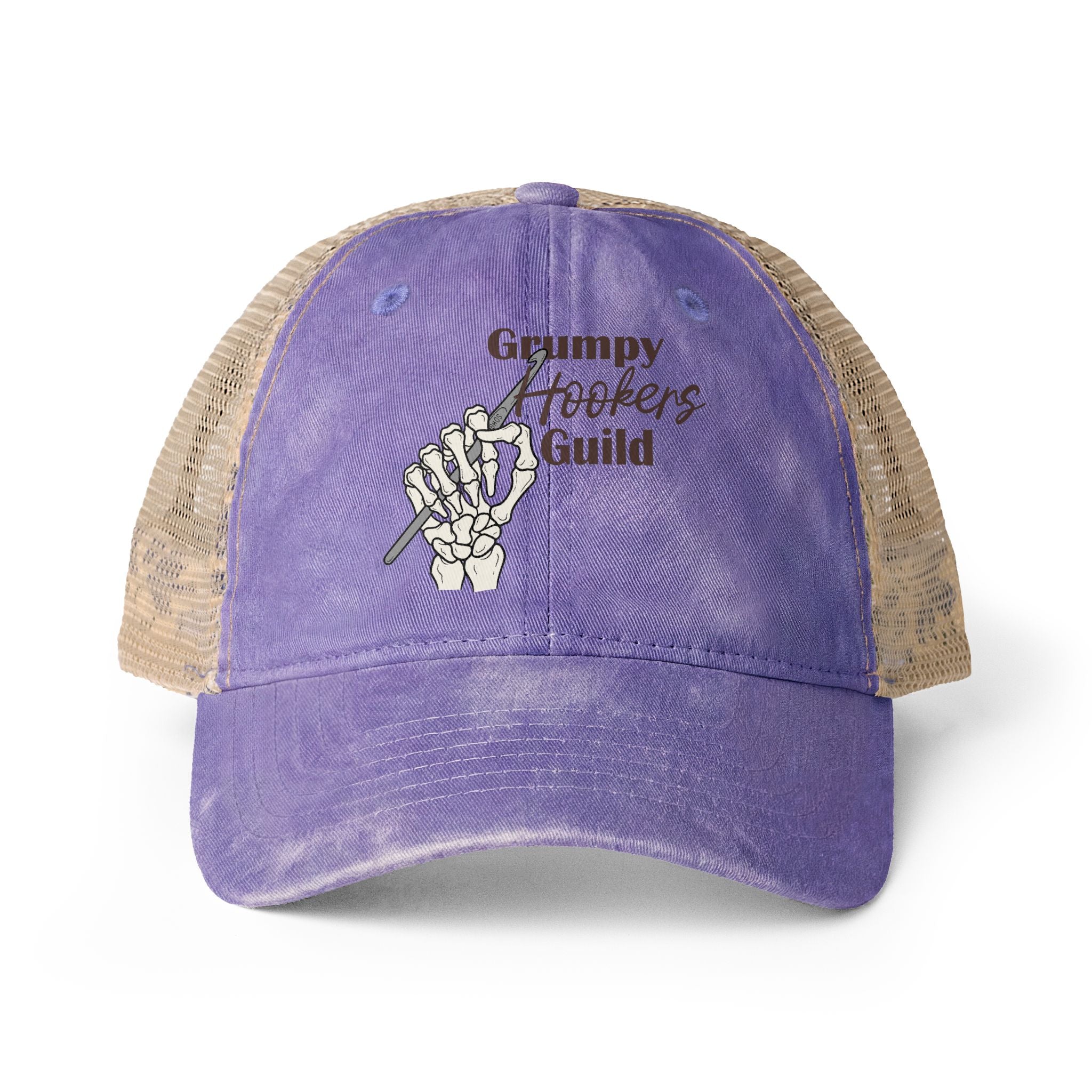 Grumpy Hookers Guild Washed Mesh Back Cap