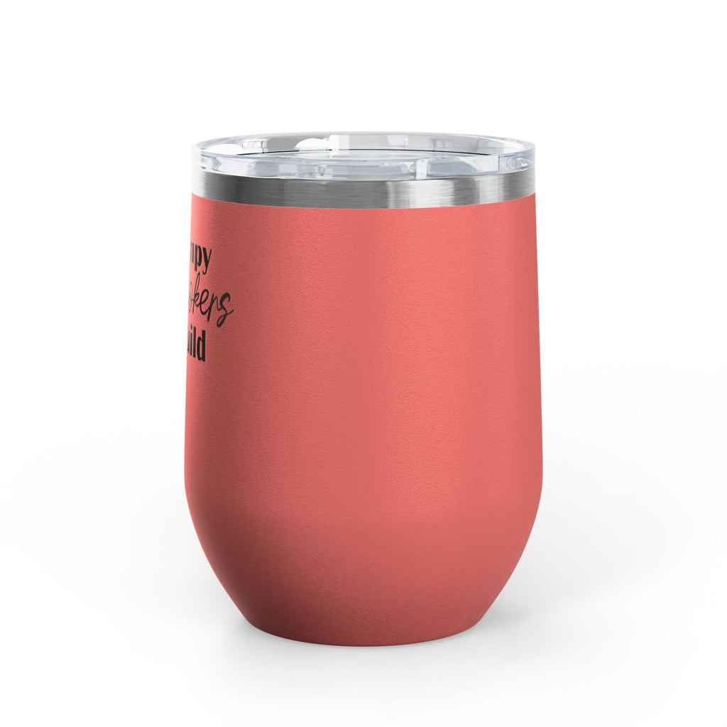 Grumpy Hookers Guild Tumbler – Funny Crochet Stainless Steel Wine Tumbler, 12oz