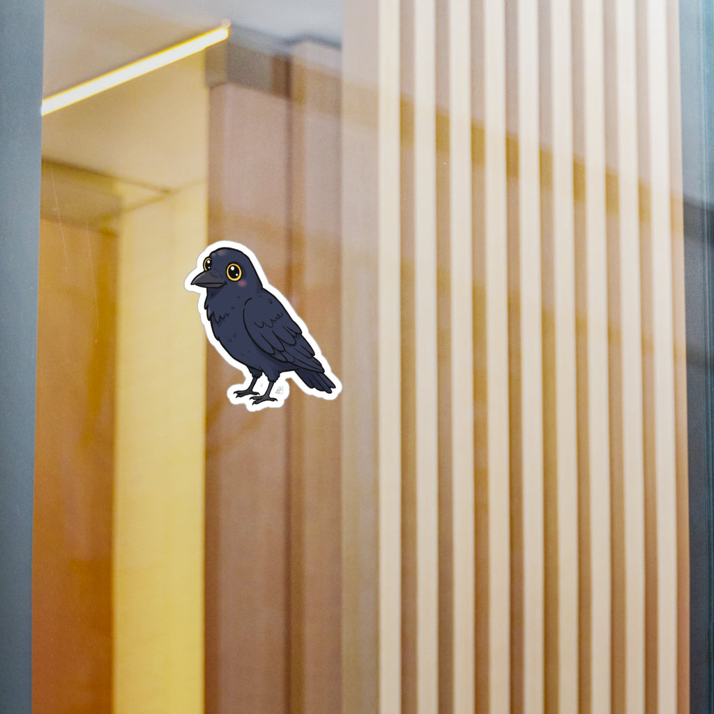 Cute Cartoon Crow Kiss-Cut Vinyl Decal