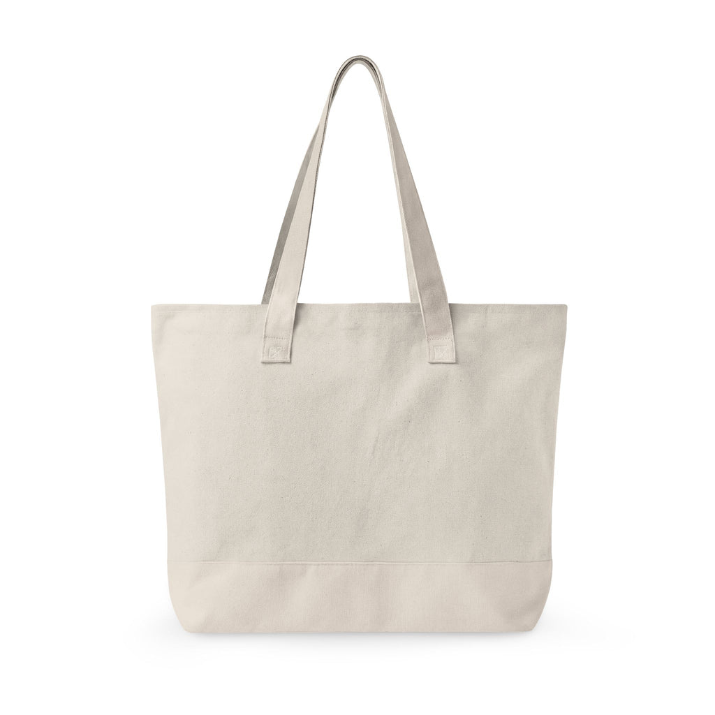 Hookers Guild Tote Bag - Skeleton Crochet Hand Zippered Canvas Tote