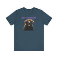 Not Friendly! The “Floral but Feral” Tee – The Walking, Talking Warning Label Funny gift for friends, coworkers, loved ones or your own introverted self. - 2SB Snark Shop