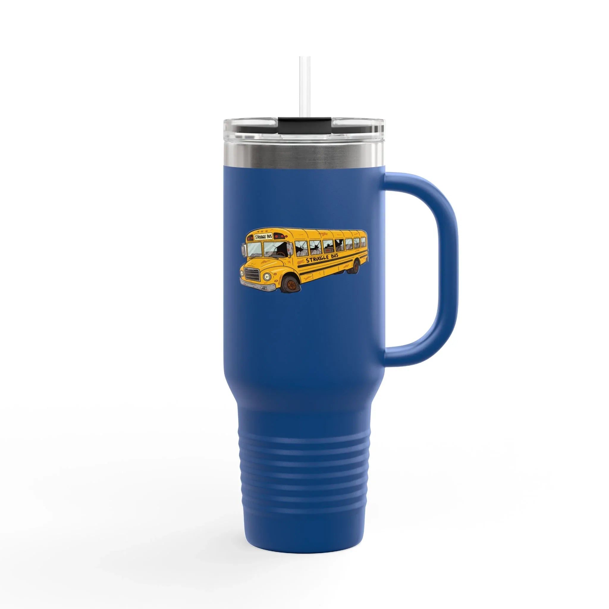 The Struggle Bus 40oz Tumbler – All Aboard the Struggle Express! Funny Gift for Coworkers, Friends, and Spicy disasters Who Can't Even - 2SB Snark Shop