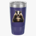 Angry Badger Insulated Tumbler - "Fuck Off" 20oz Funny Coffee Travel Mug for Introverts, Coworkers & Friends - 2SB Snark Shop