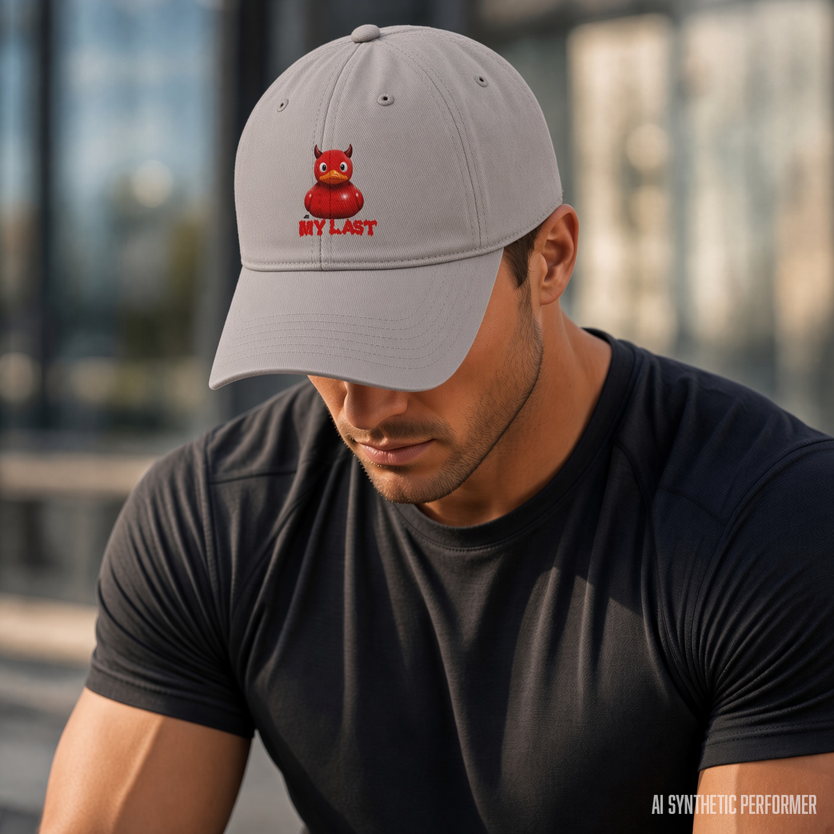 My Last Duck Hat – Funny Garment Washed Baseball Cap
