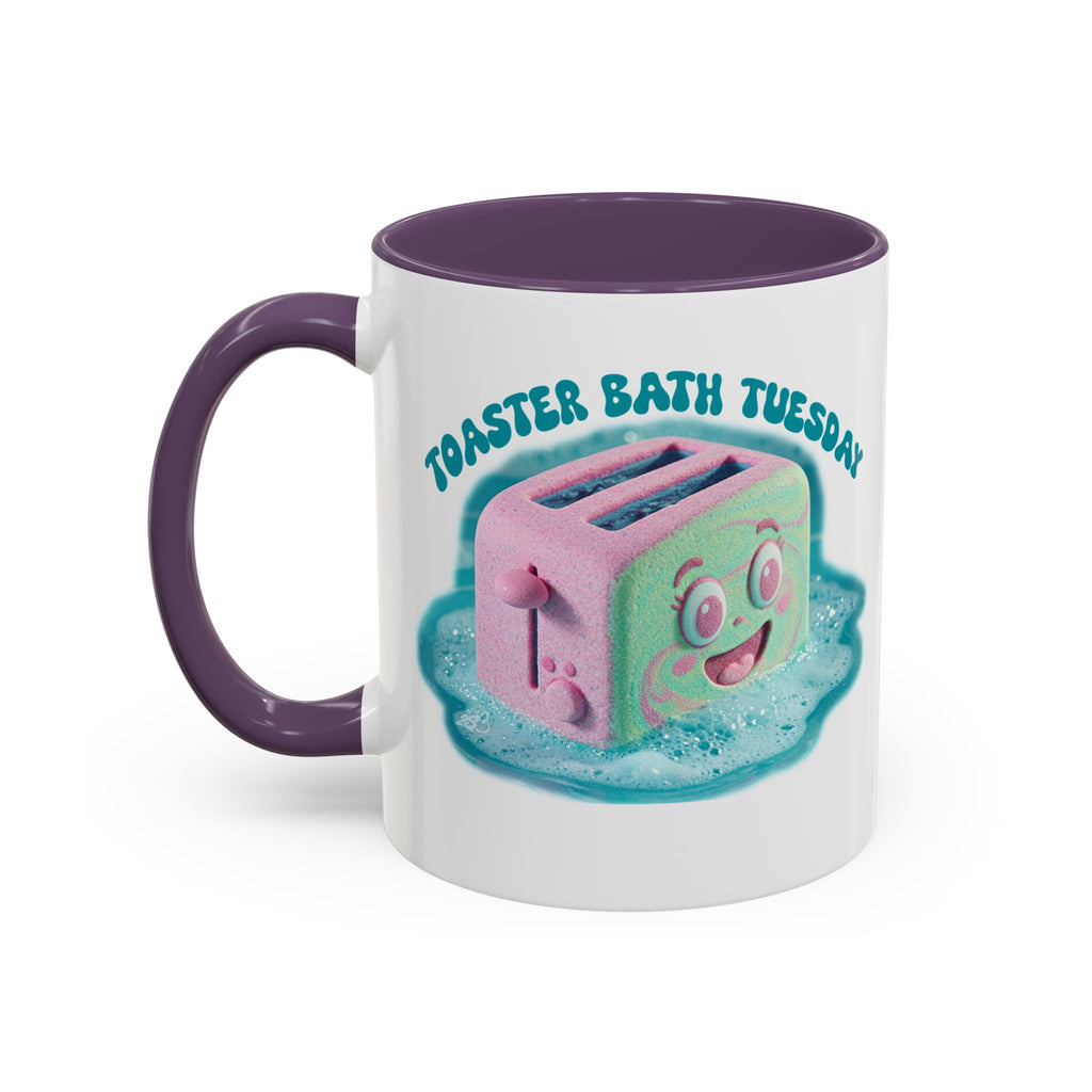 Toaster Bath Tuesday Mug - Funny Dangerous Bath Time Coffee Mug 11oz or 15oz