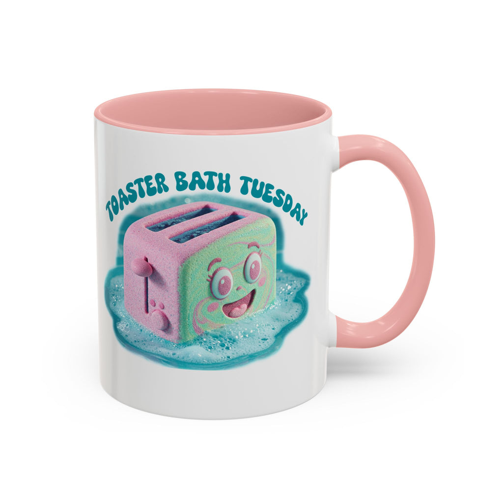 Toaster Bath Tuesday Mug - Funny Dangerous Bath Time Coffee Mug 11oz or 15oz