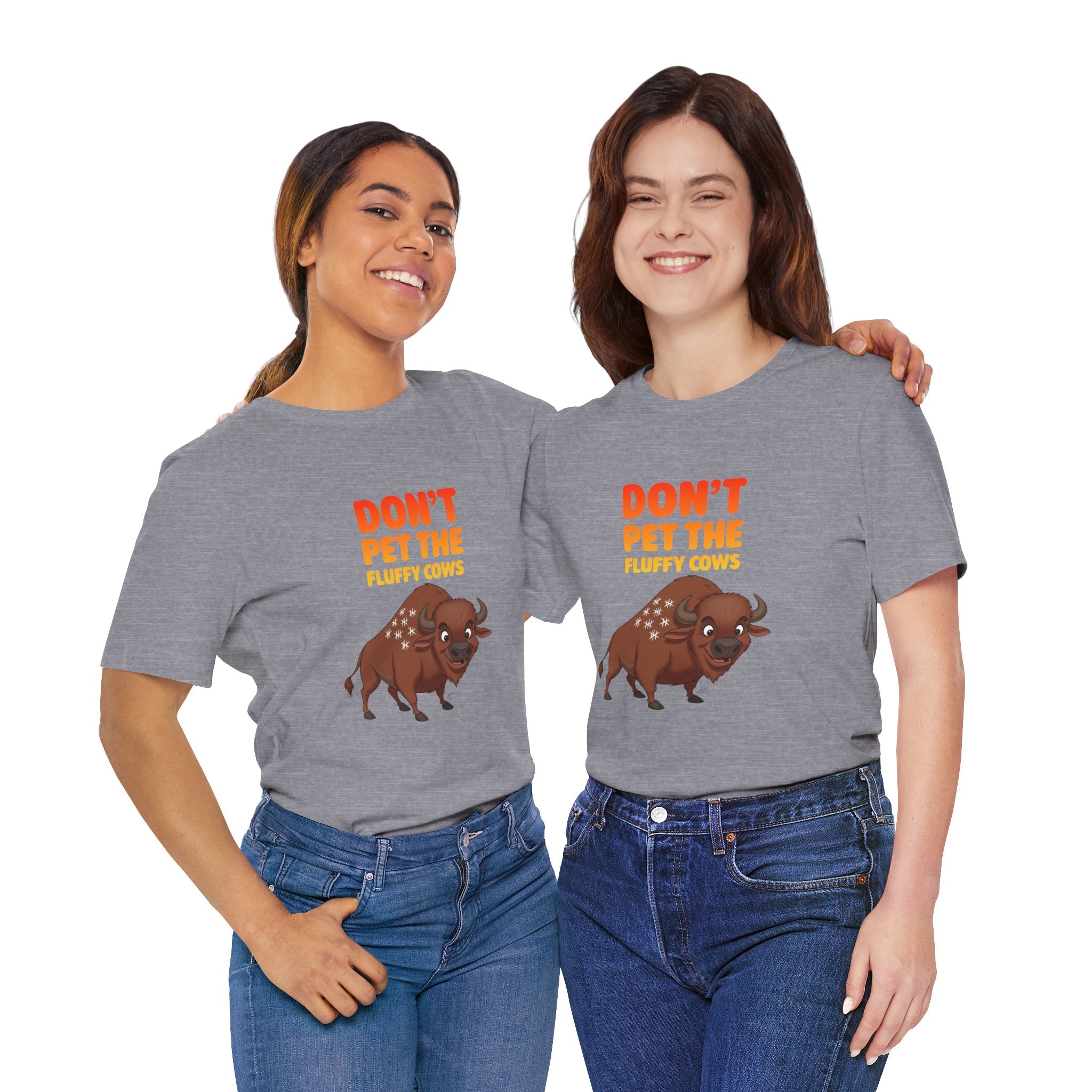 Don't Pet the Fluffy Cows T-Shirt – Funny Bison Tee