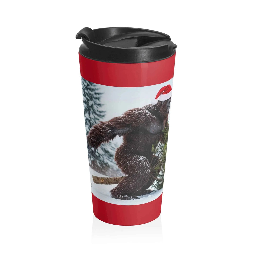 Merry Fuck All of This Tumbler – Bigfoot's 15oz "Screw The Holidays & This Bullshit Tree" Design - 2SB Snark Shop