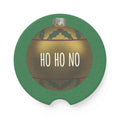 Ho Ho NO Grumpy Christmas Ornament Car Coaster - Festive AF for the Grumpy at Heart - 2SB Snark Shop
