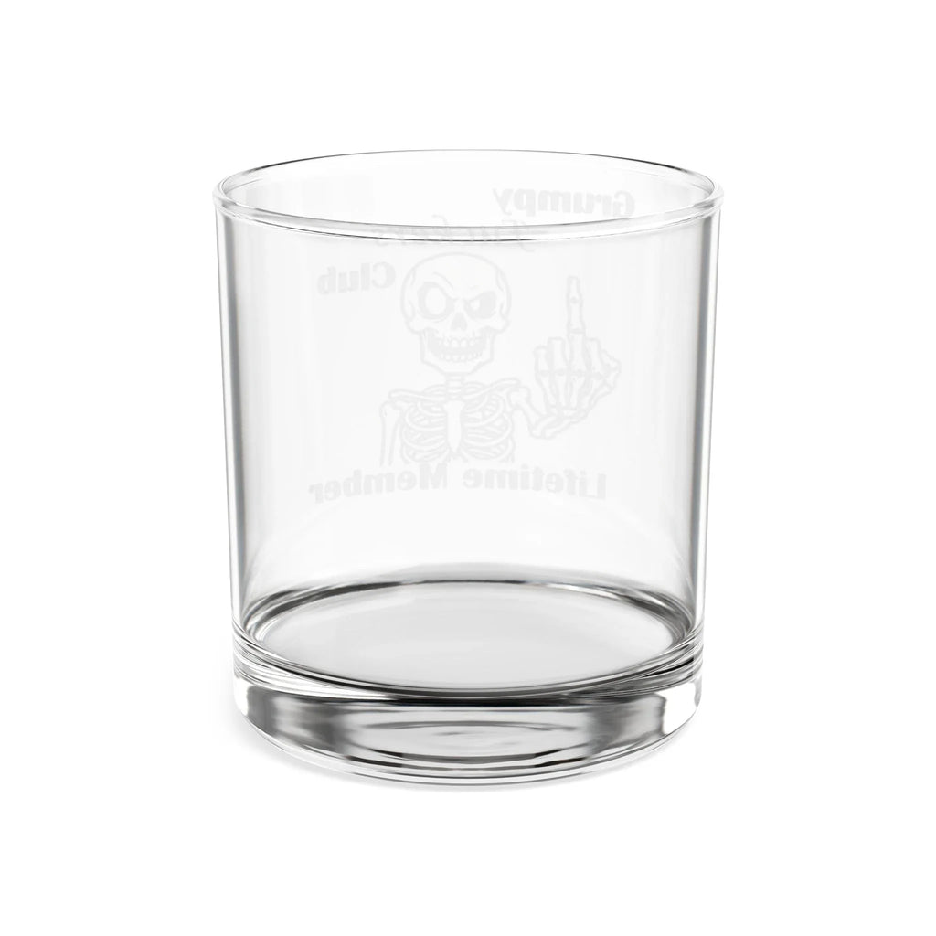 Grumpy Fuckers Club – Lifetime Member Whiskey Glass 10.5oz - 2SB Snark Shop