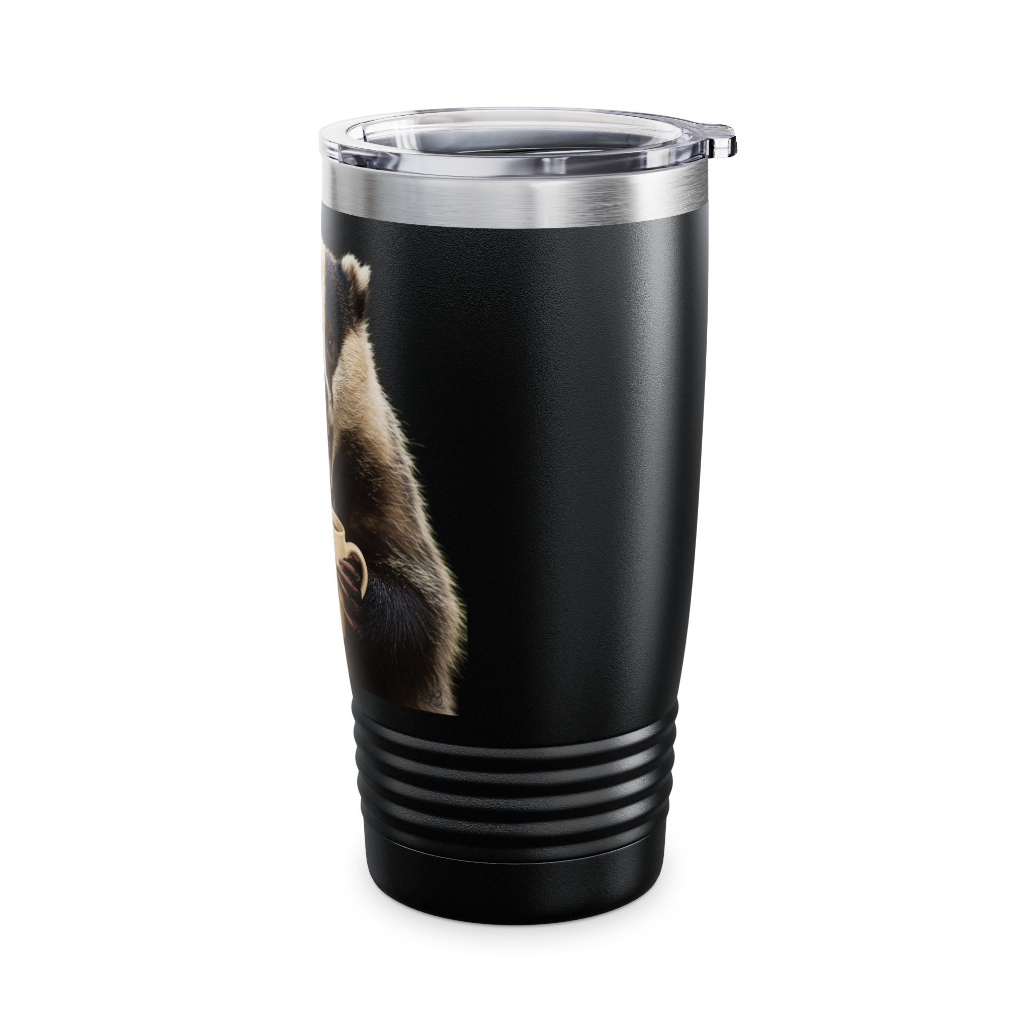 Angry Badger “Go Away” 20oz Tumbler – Caffeine First, People Never  Funny gift for Coworkers, friends, and loved ones.