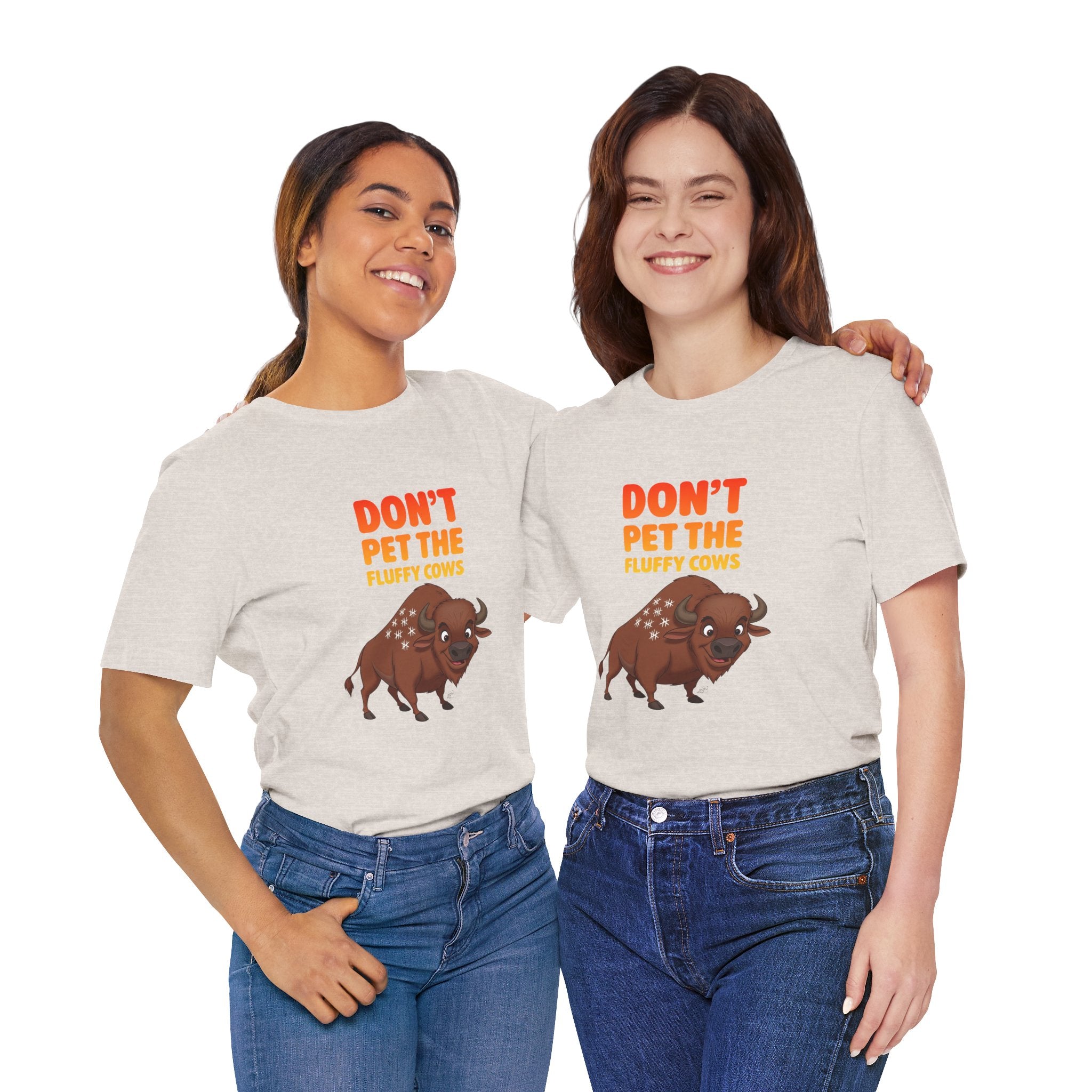 Don't Pet the Fluffy Cows T-Shirt – Funny Bison Tee