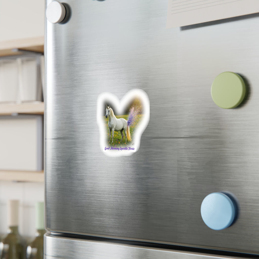 Good Morning Sparkle Farts Unicorn Kiss-Cut Vinyl Decal