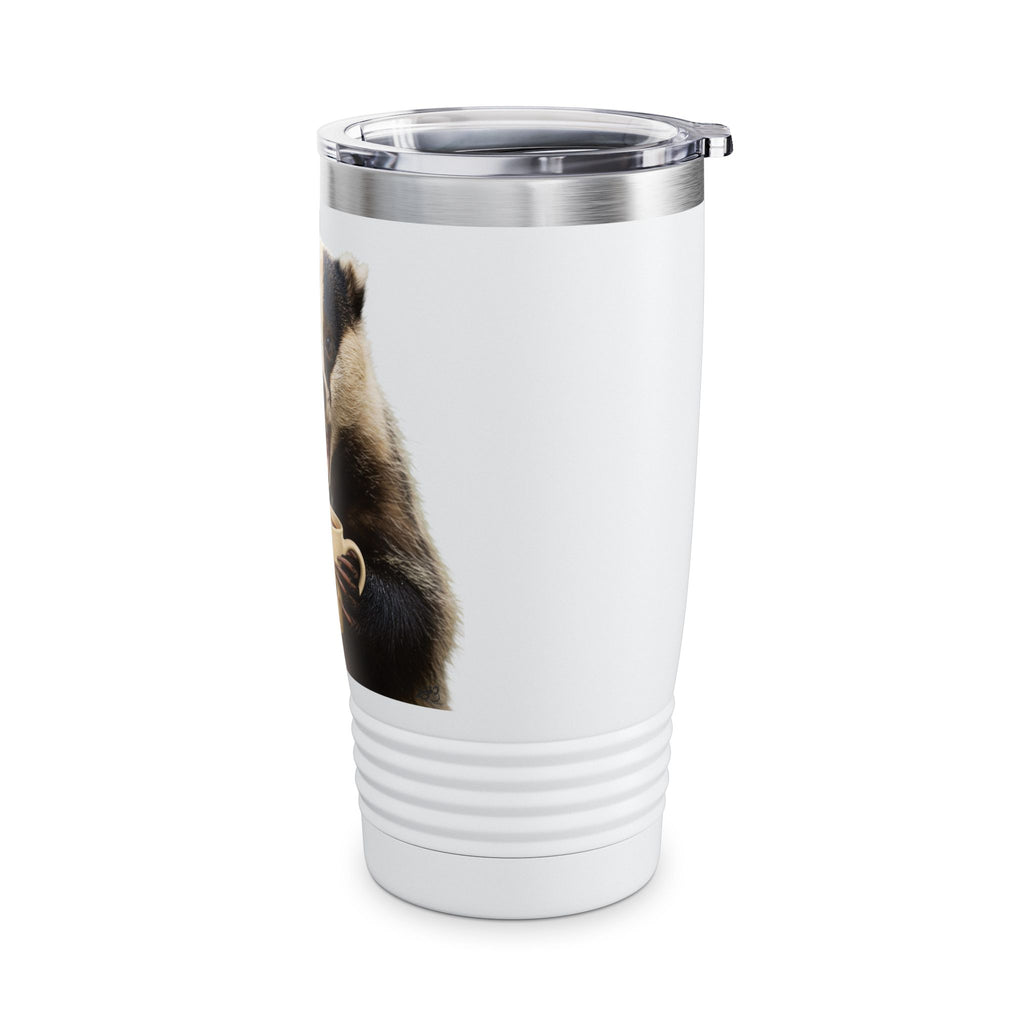 Angry Badger “Go Away” 20oz Tumbler – Caffeine First, People Never  Funny gift for Coworkers, friends, and loved ones.