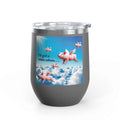 I'll Get a Raise When Pigs Fly Funny Wine Tumbler Gift for Underpaid Coworkers and Friends - 2SB Snark Shop