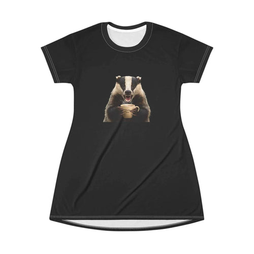Angry Badger Sleep Dress - Wake Up and Choose Violence Silently - 2SB Snark Shop
