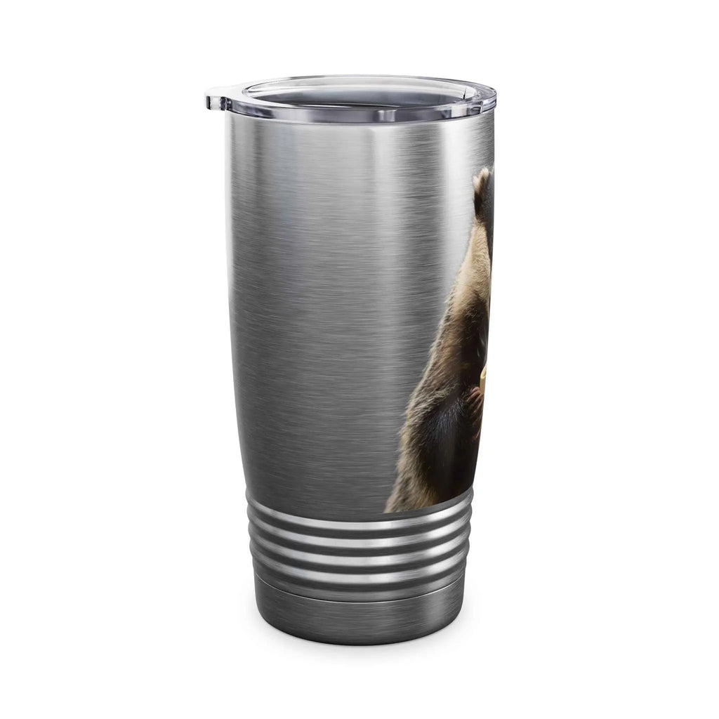 Angry Badger “Fuck Off” 20oz Ringneck Tumbler, For When You Need Caffeine, Not Conversation Funny Gift for Coffee enthusiasts, coworkers, & friends - 2SB Snark Shop