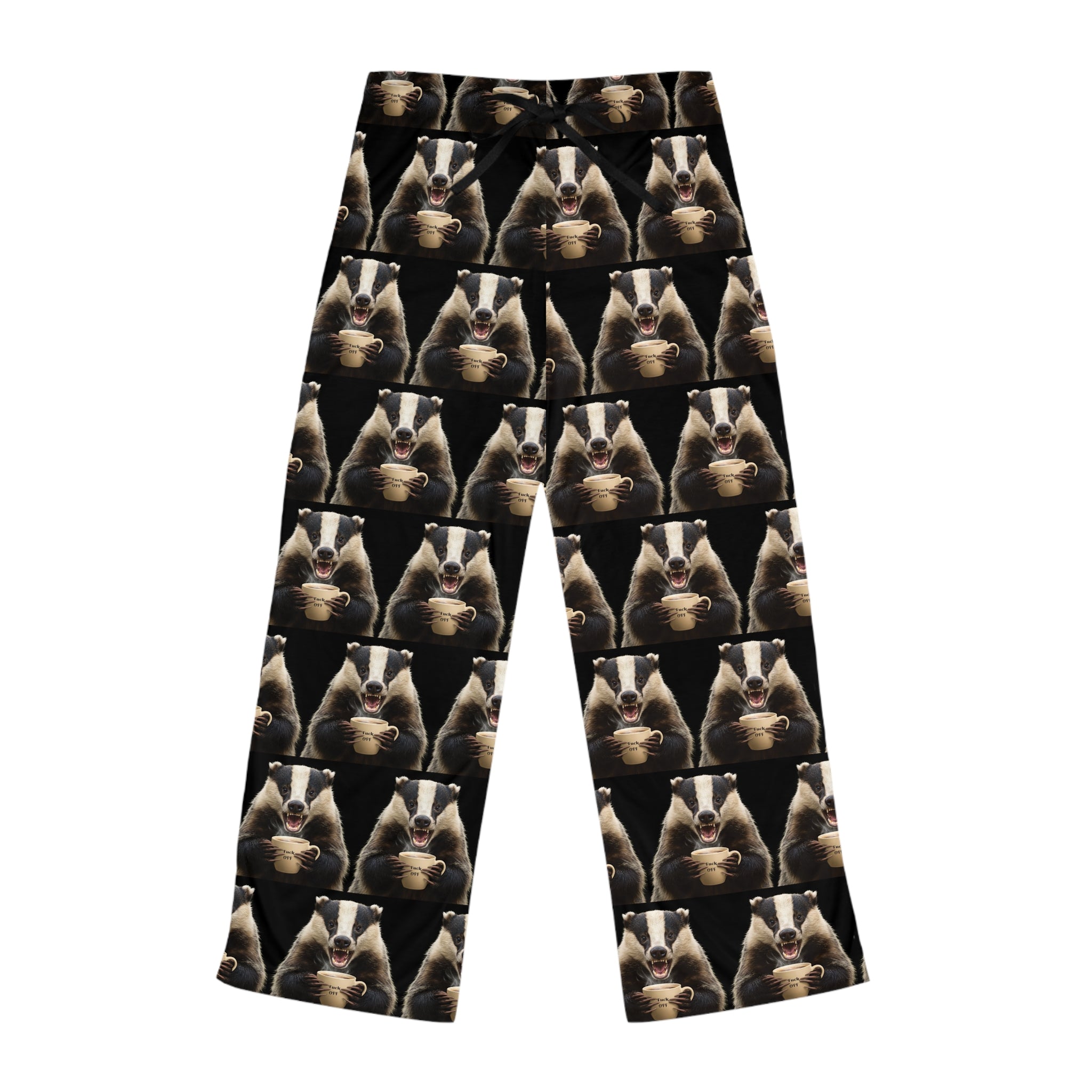 Angry Badger Women's Pajama Pants - Funny Gift for Mornings You Shouldn’t Be Approached