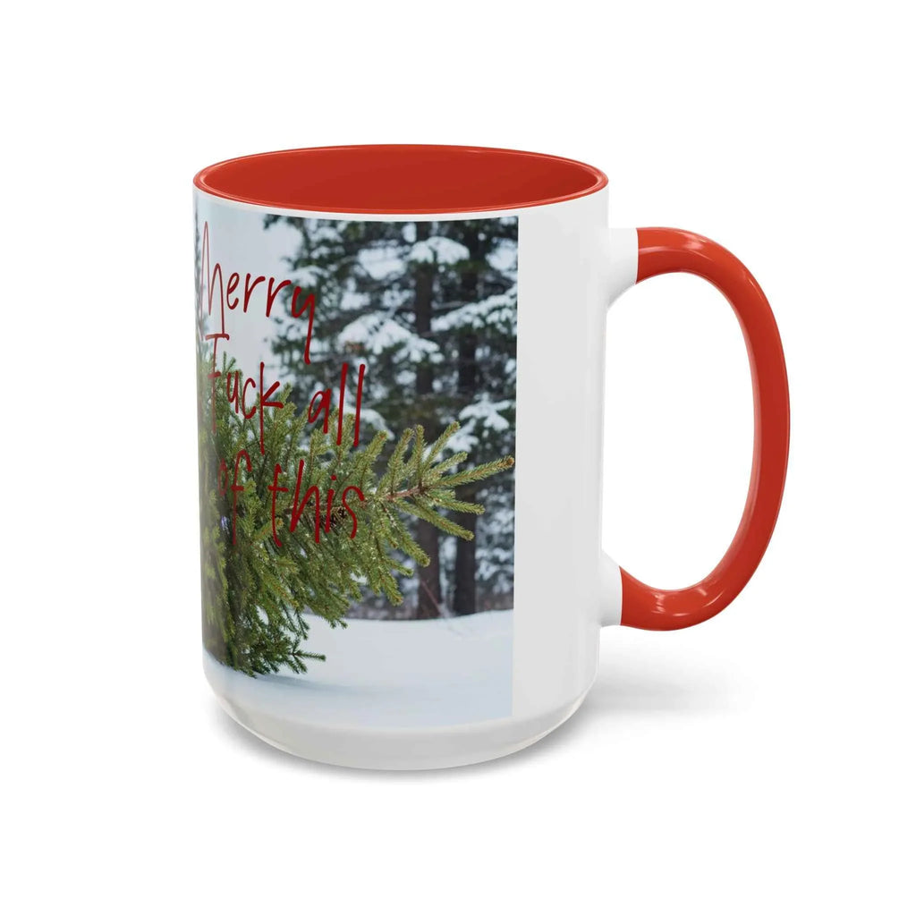 Merry Fuck All of This Mug - 15oz Funny Bigfoot Coffee Mug for Coffee Lovers - 2SB Snark Shop