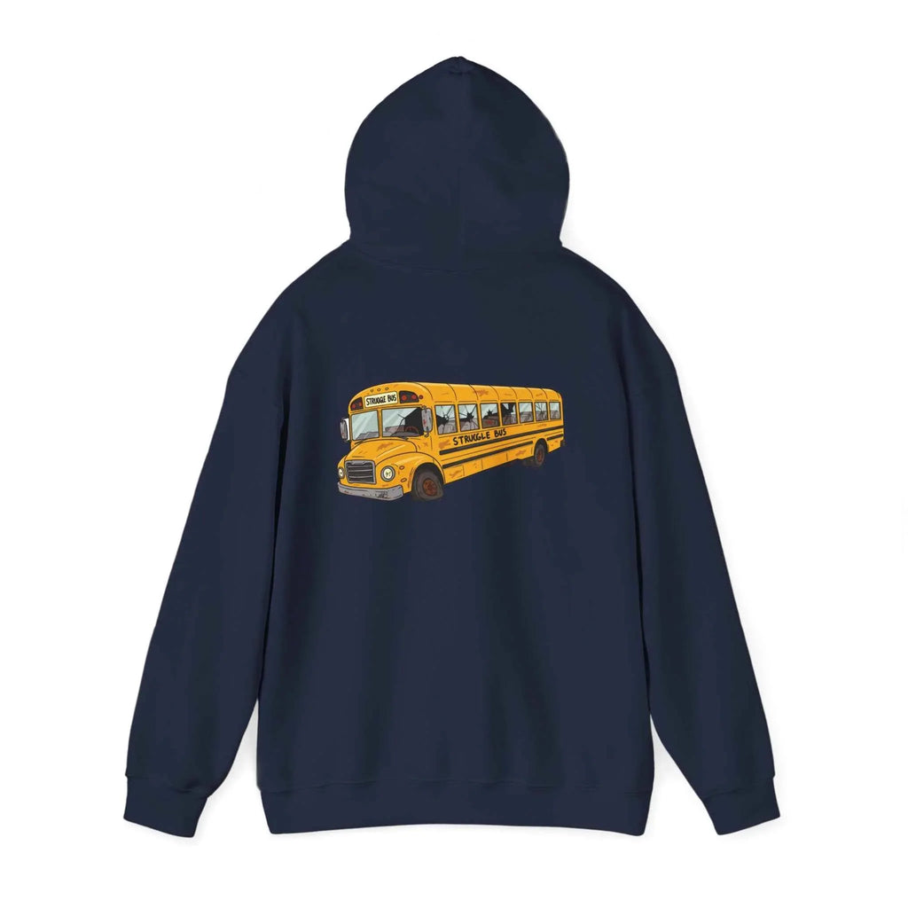 The Struggle Bus Hoodie – Crash Course in Cozy Chaos! Gift for Friends, Loved Ones and Anyone who's "Just surviving" - 2SB Snark Shop