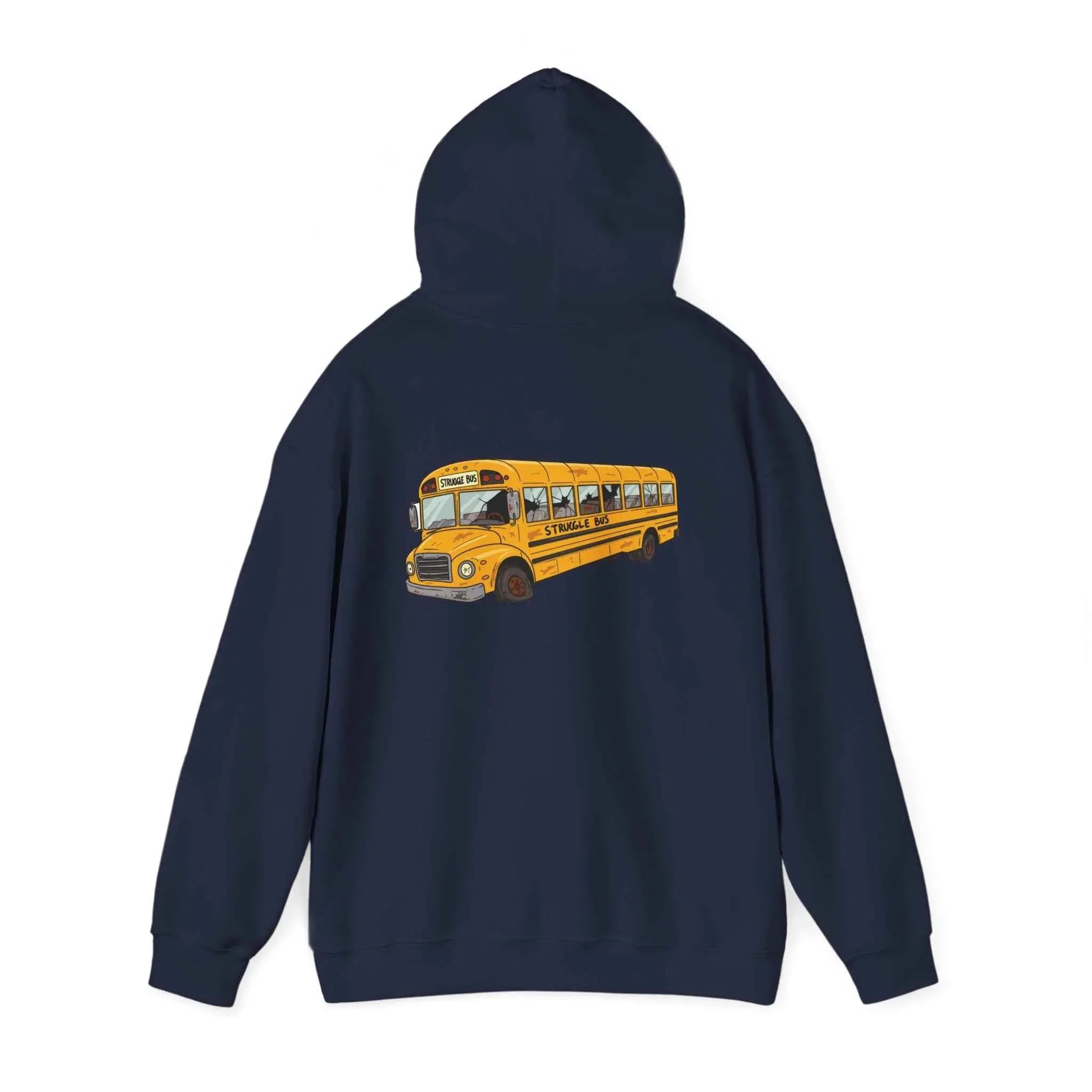 The Struggle Bus Hoodie – Crash Course in Cozy Chaos! Gift for Friends, Loved Ones and Anyone who's "Just surviving" - 2SB Snark Shop
