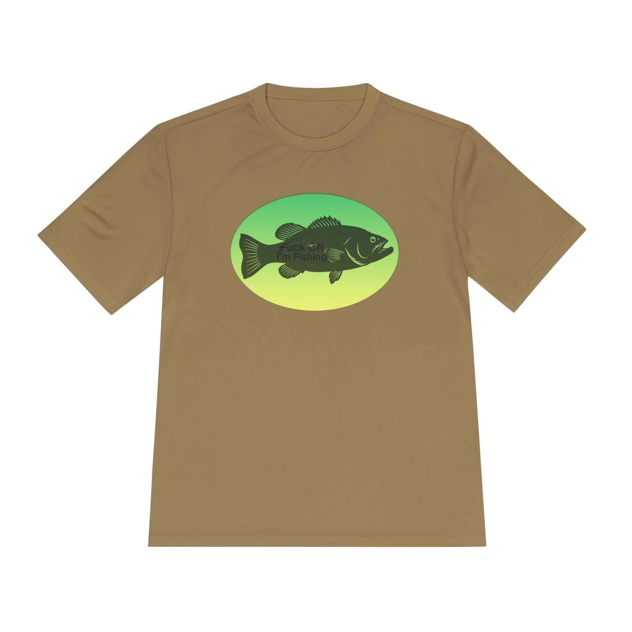 Funny Bass Fishing Shirt – “Fuck Off I’m Fishing” Unisex Moisture Wicking Tee