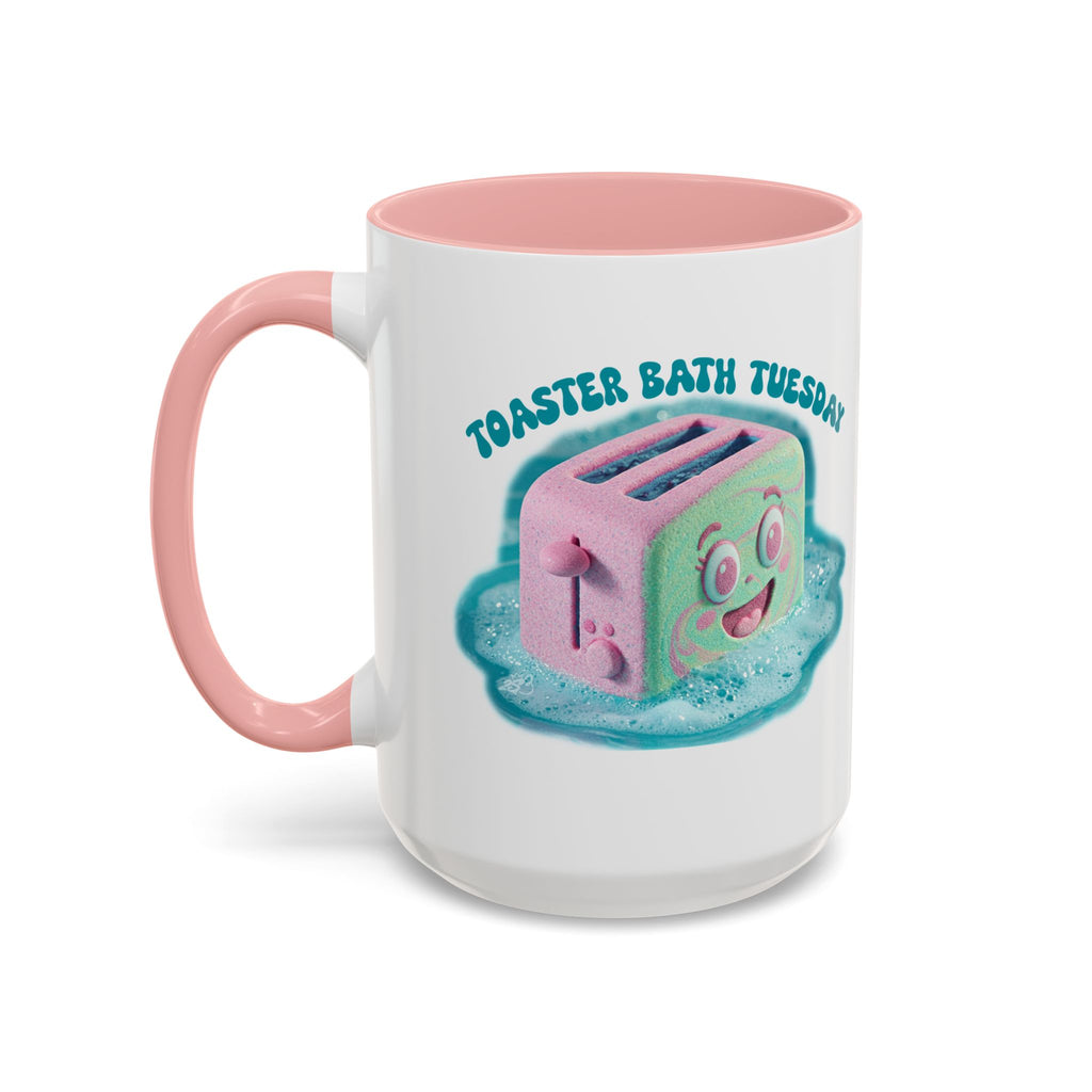 Toaster Bath Tuesday Mug - Funny Dangerous Bath Time Coffee Mug 11oz or 15oz