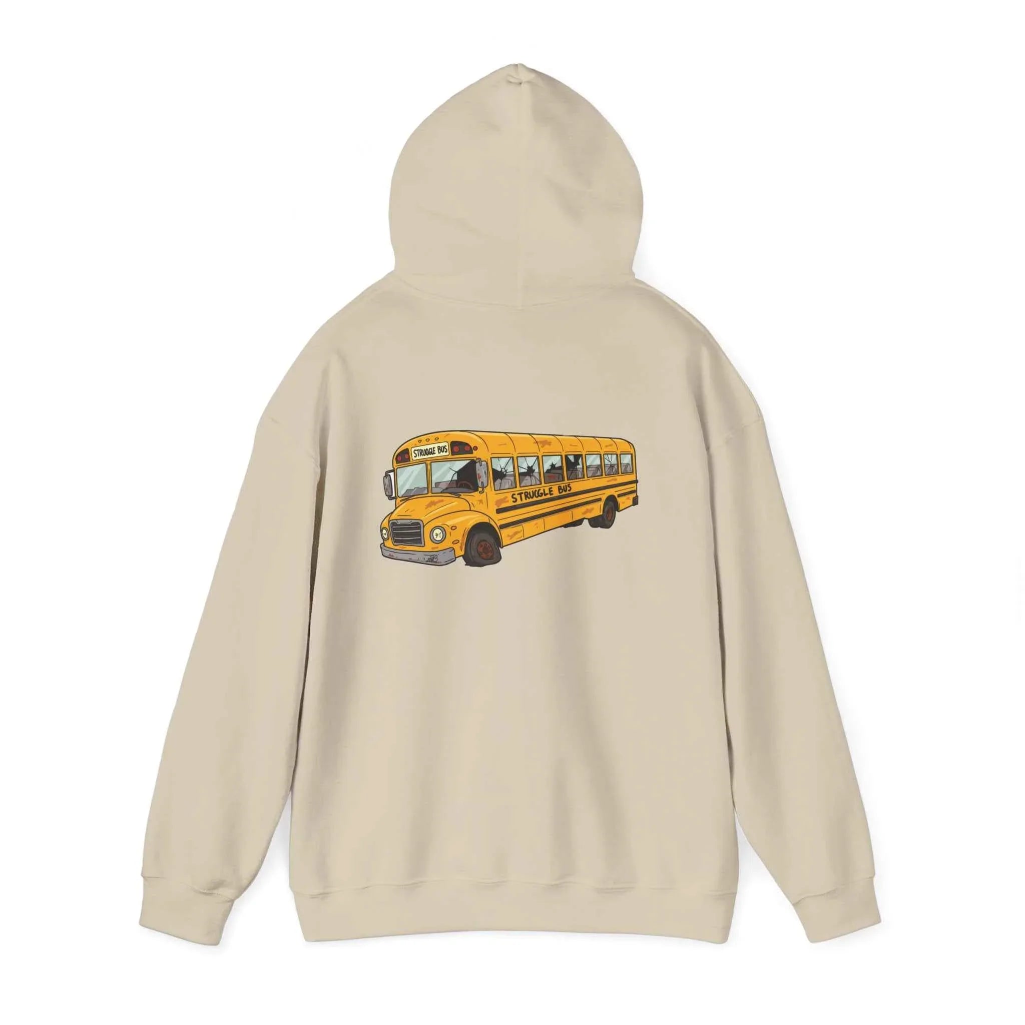 The Struggle Bus Hoodie – Crash Course in Cozy Chaos! Gift for Friends, Loved Ones and Anyone who's "Just surviving" - 2SB Snark Shop