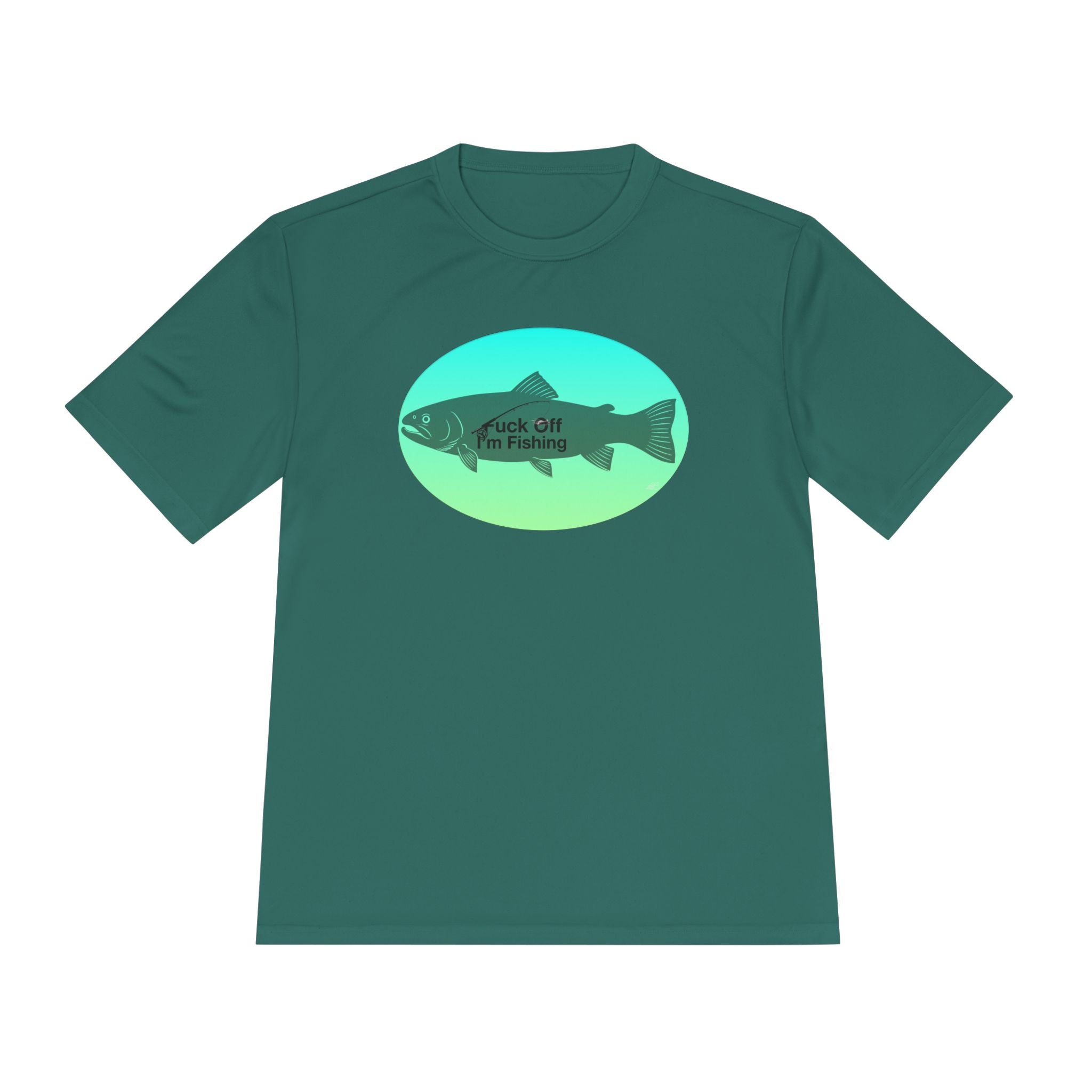 Funny Trout Fishing Shirt – Fuck Off I’m Fishing Tech Tee Unisex Moisture Wicking Tee