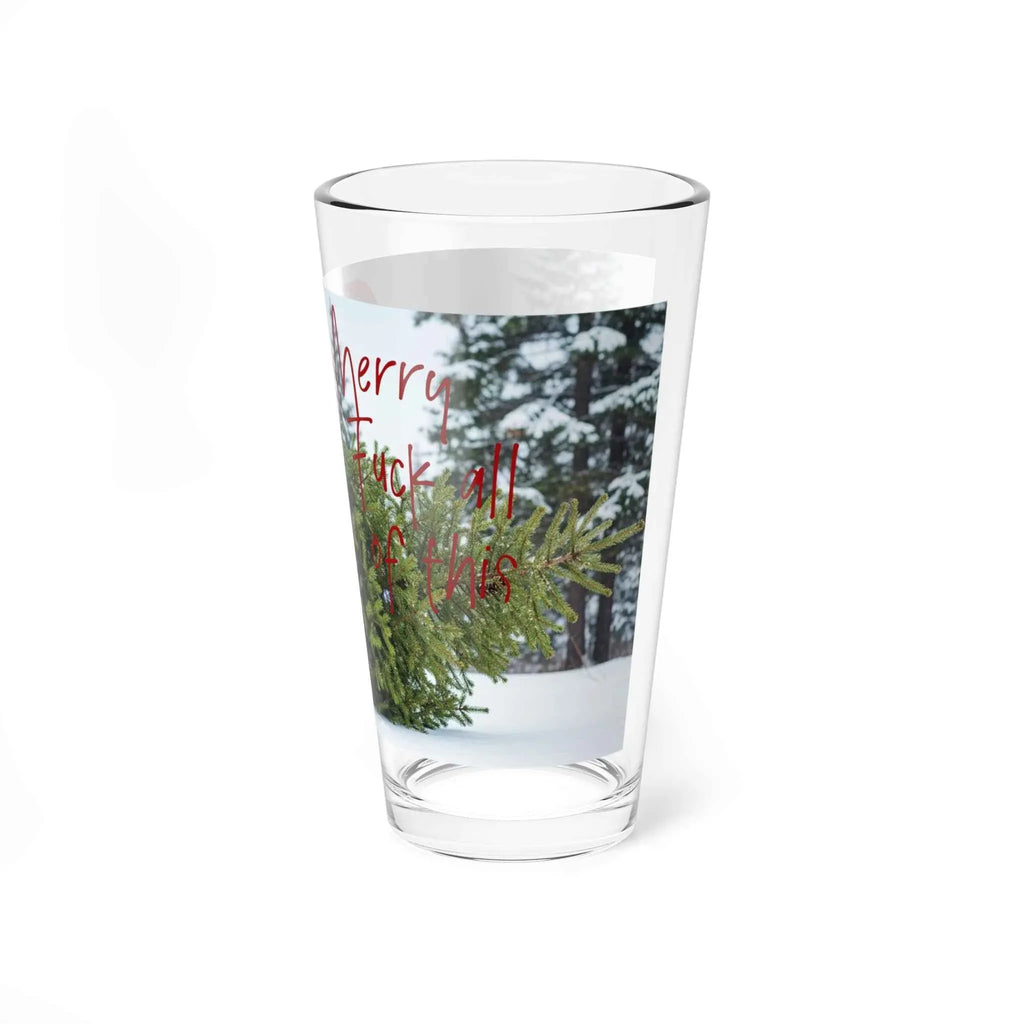 Merry Fuck All of This Pint Glass – Bigfoot's Official 16oz Holiday Edition - 2SB Snark Shop