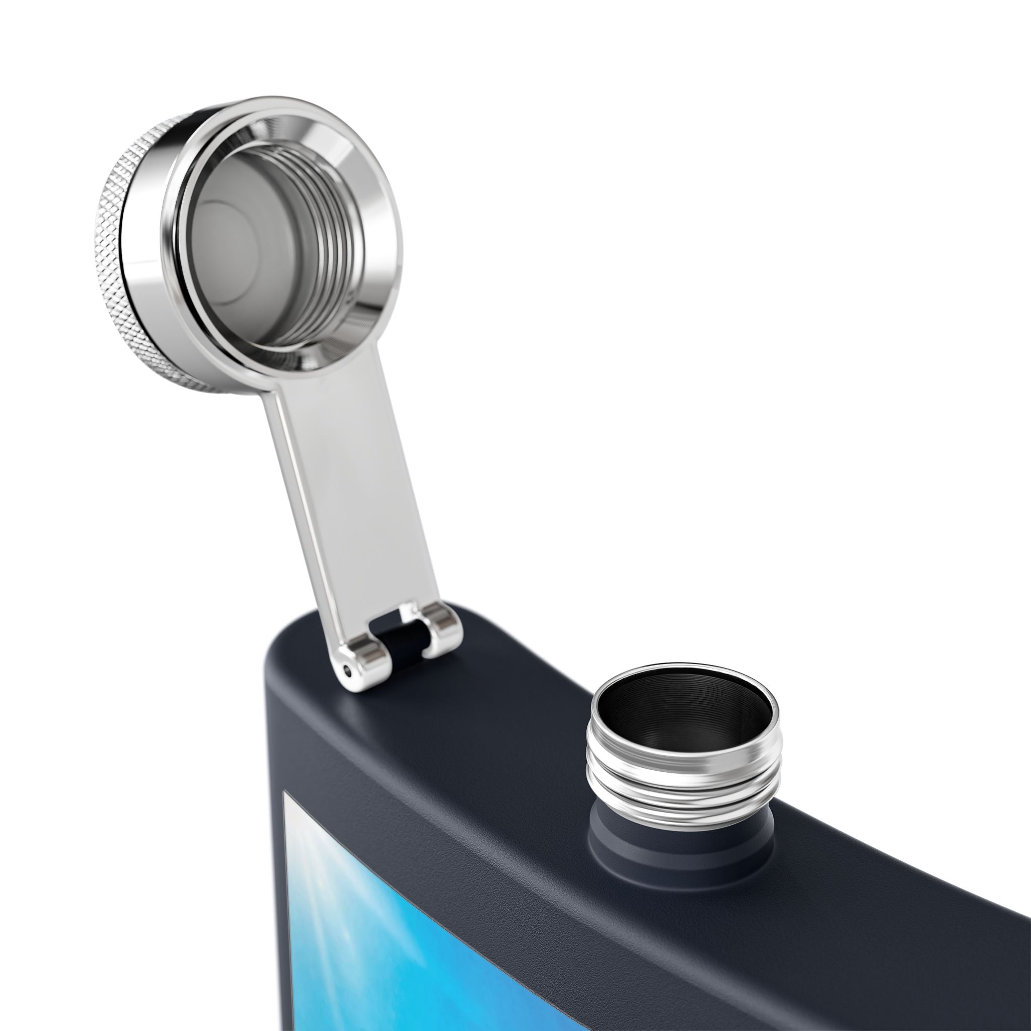 "I’ll Get a Raise When Pigs Fly" Flask – Stainless Steel Liquid Therapy with Flying Pig Delusion Support Funny gift for Coworkers, Friends and Loved Ones