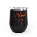 Sip Happens in Hell –Wine Tumbler 12oz | Funny Gift for Wine Lovers, Fiber enthusiasts, crocheters - 2SB Snark Shop