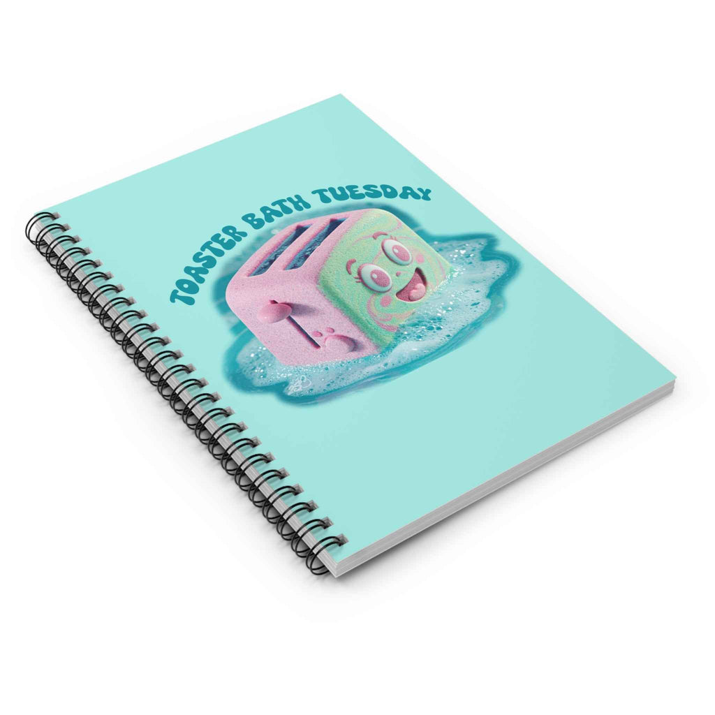 Toaster Bath Tuesday Spiral Notebook