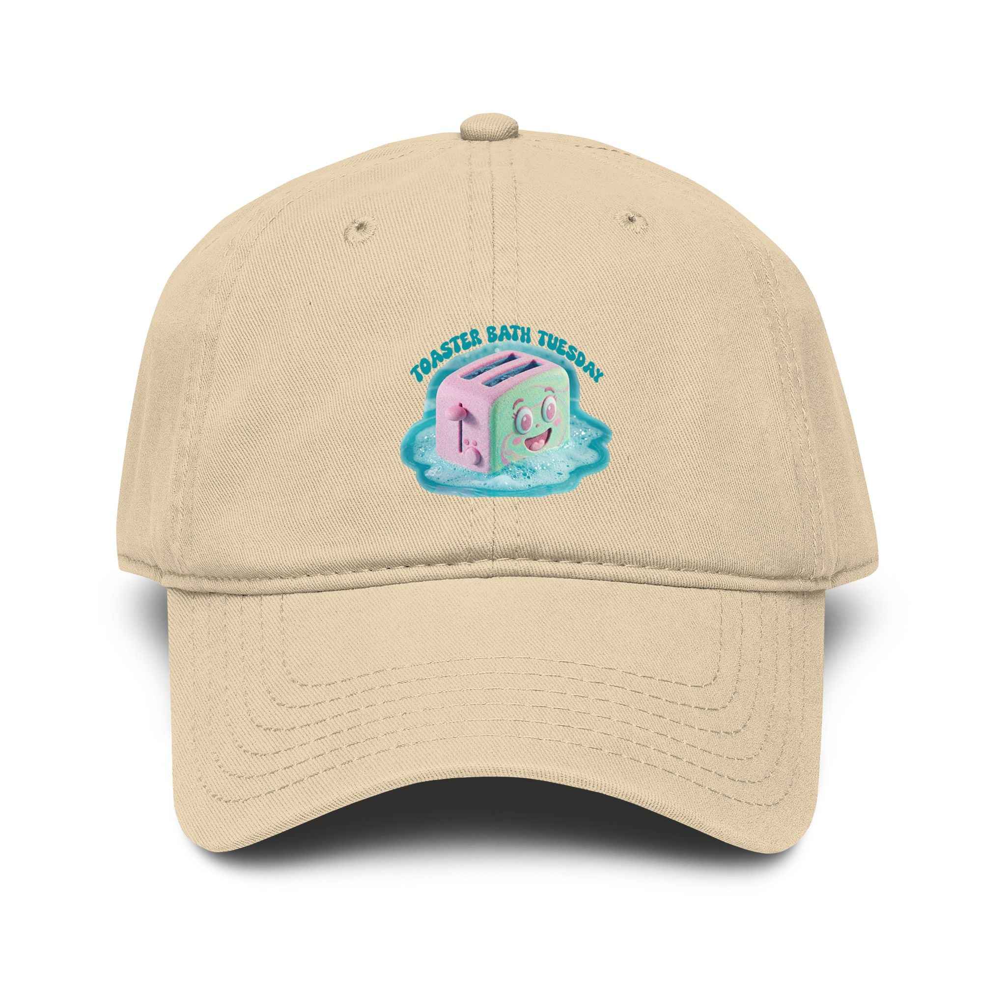 Toaster Bath Tuesday Hat – Funny Garment Washed Cap