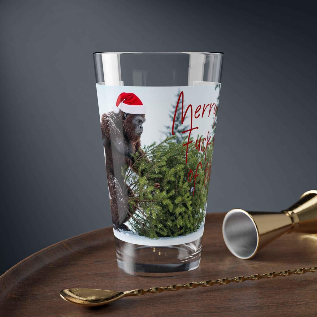 Merry Fuck All of This Pint Glass – Bigfoot's Official 16oz Holiday Edition - 2SB Snark Shop