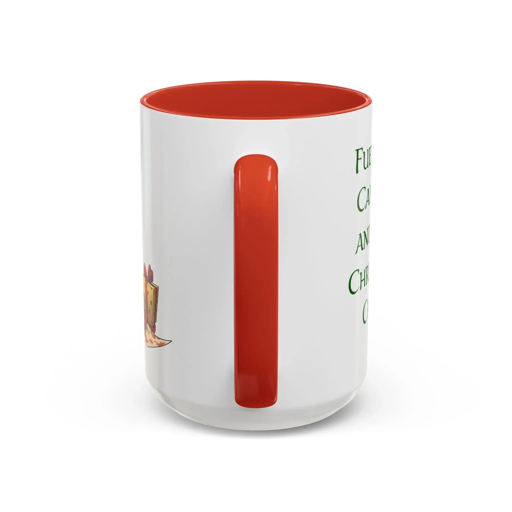 Fueled by Caffeine and Pure Christmas Chaos - Chaotic Raccoon Holiday Mug 11oz & 15oz - 2SB Snark Shop