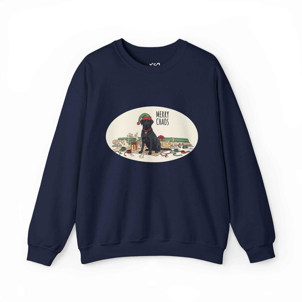 Merry Chaos Black Lab Sweatshirt - The Perfect Unisex Gift for Dog Owners - 2SB Snark Shop