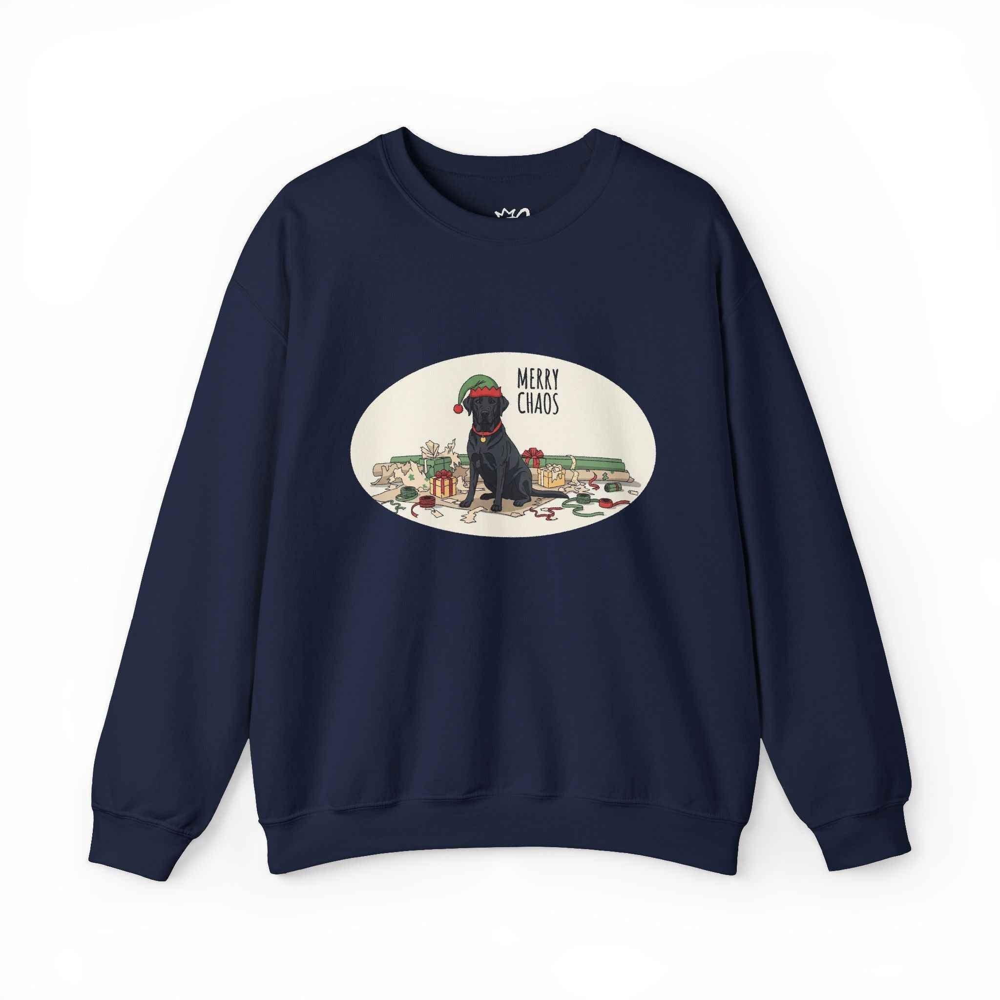Merry Chaos Black Lab Sweatshirt - The Perfect Unisex Gift for Dog Owners - 2SB Snark Shop