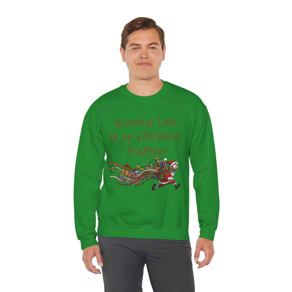 Running Late Christmas Sweatshirt - Official Holiday Hot Mess Tradition - 2SB Snark Shop