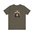 Angry Badger “Fuck Off” T-Shirt – Because Words Are Hard Before Caffeine- Unisex Short Sleeve T-Shirt, Gift for friends and loved ones - 2SB Snark Shop