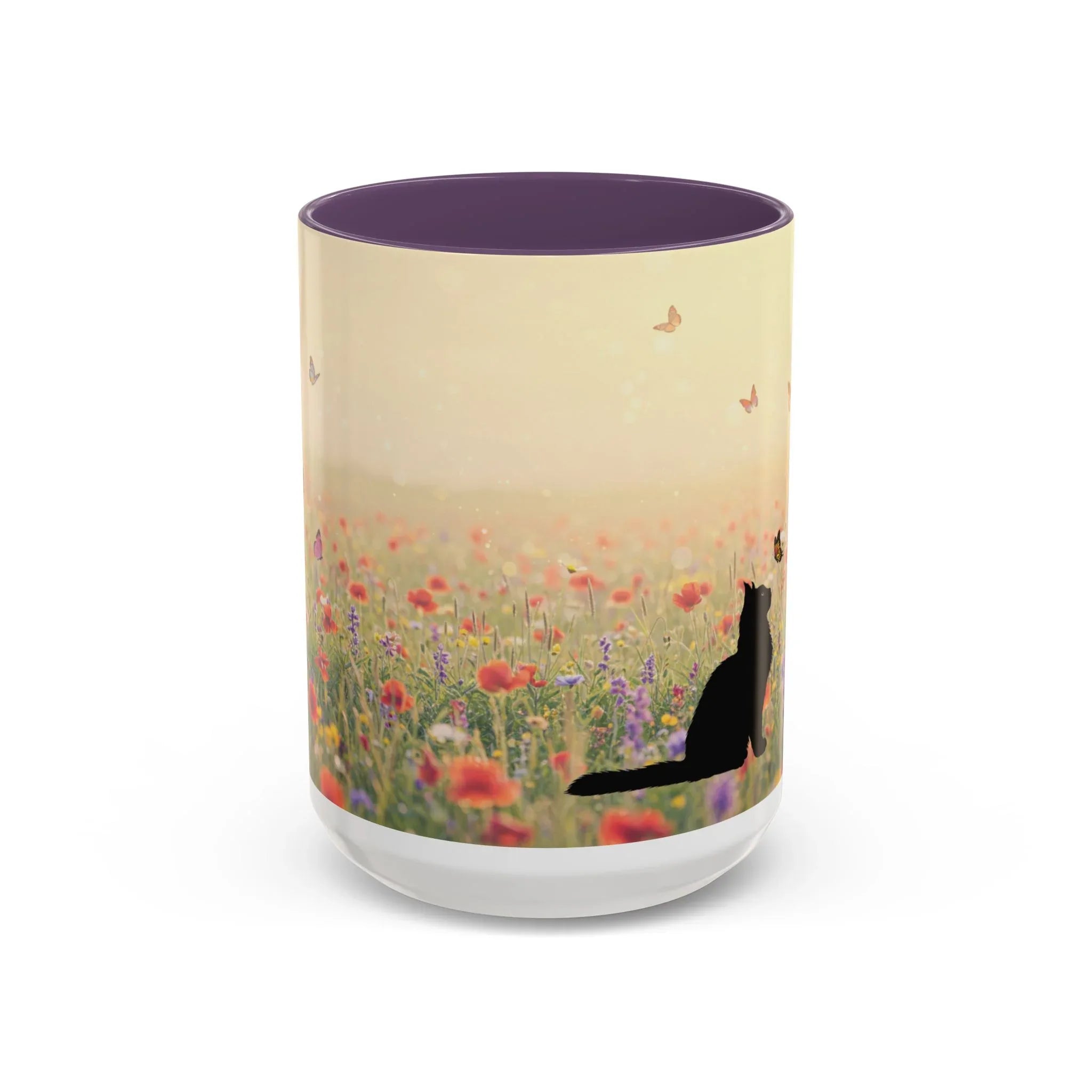 Cat Lovers Coffee Mug with Floral Design - Perfect Gift for Cat Enthusiasts - 2SB Snark Shop