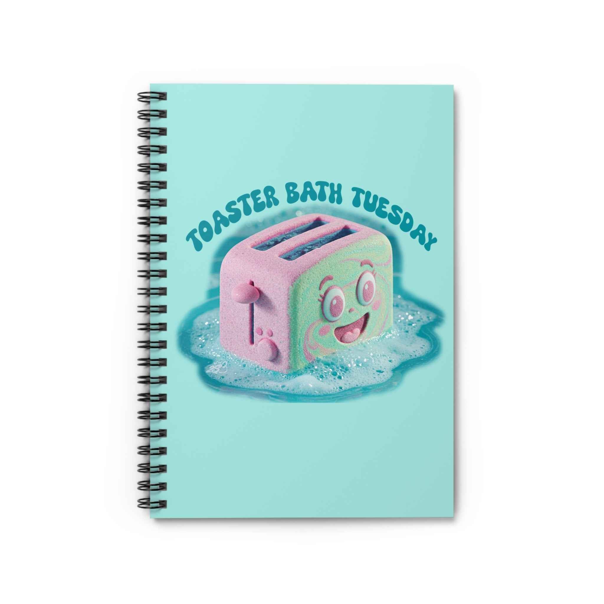 Toaster Bath Tuesday Spiral Notebook